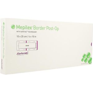 Mepilex Border Post-Op 10x20cm 5 stuks