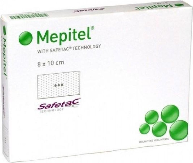 Mepitel - Siliconen Wondcontactlaag - 8x10cm