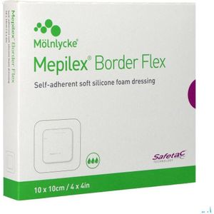 Mepilex Border Flex - Gaaskompres - Flex-technologie - Bacterieel Exsudaatbeheer