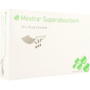 Mextra superabsorbent 10x15cm 10 stuks