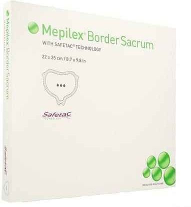Mepilex - Border Sacrum - Gaaskompres - 16,0x20,0 - Mepilex® Border Sacrum