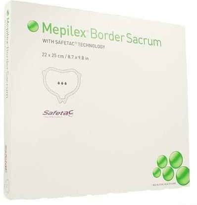 Mepilex - Border Sacrum - Gaaskompres - Schuimverband - Vijflaagse
