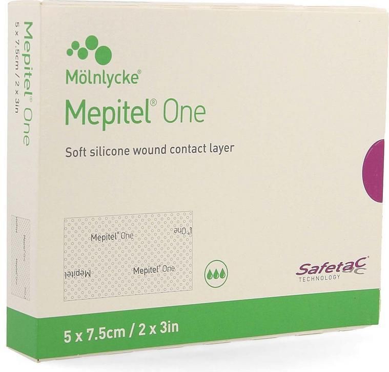 Mepitel One - Gaaskompres - Transparant - Polyurethaan - Niet Absorberend