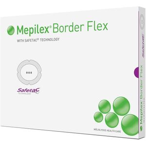 Mepilex - Border Flex Oval - Verband - 15x19cm