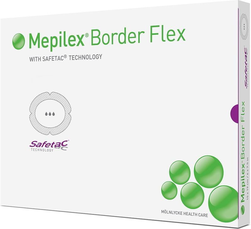 Mepilex - Border Flex Oval - Verband - 15x19cm