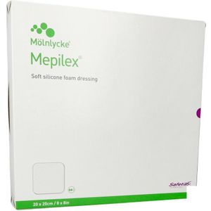 Mepilex absorberend schuimverband 20x20cm 5 stuks
