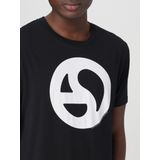 Acne Studios - Circle Logo Short Sleeve Tee - T-shirt - Zwart