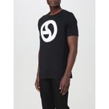 Acne Studios - Circle Logo Short Sleeve Tee - T-shirt - Zwart