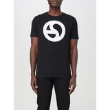 Acne Studios - Circle Logo Short Sleeve Tee - T-shirt - Zwart