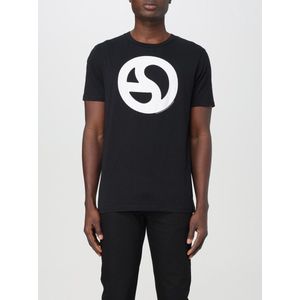 Acne Studios - Circle Logo Short Sleeve Tee - T-shirt - Zwart