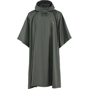 Fjällräven - Poncho - Grijs - Polyamide - Waterdicht met Capuchon