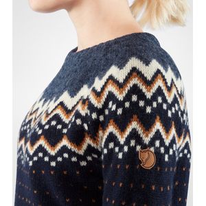 Trui Fjällräven Women Övik Knit Sweater W Dark Garnet