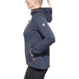 Fjällräven - Övik Fleece Hoodie - Dames - Donsblauw - Gerecycled Polyester