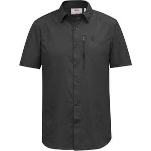 Fjallraven Abisko Hike SS M Heren Shirt Dark Grey S