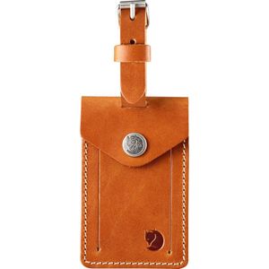 Fjallraven Leather Luggage Tag Bagagelabel  - Leather Cognac