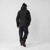 Fjällräven - Keb Eco-shell Jas - Zwart - Drielaags - Rekbare Eco-Shell