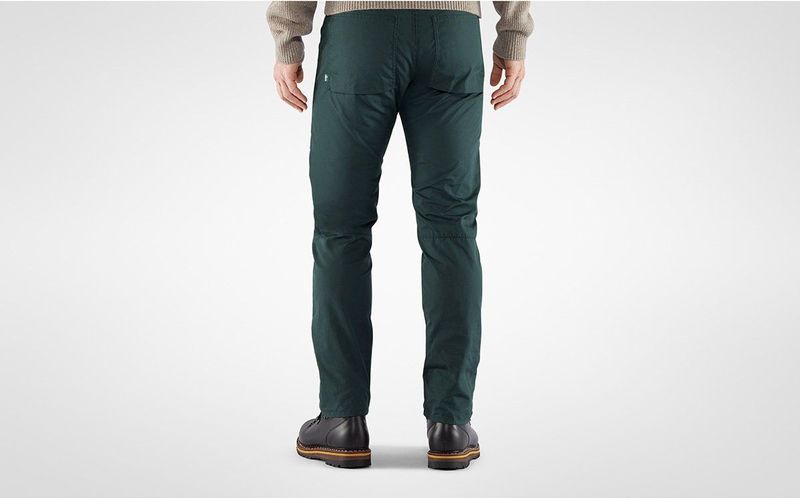 Broek Fjällräven Men Greenland Jeans Long Deep Forest