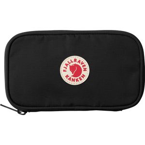 FJÄLLRÄVEN Kånken Travel Wallet Portemonnees en kleine tassen, uniseks, volwassenen, zwart, eenheidsmaat (productiemaat: Eén maat)