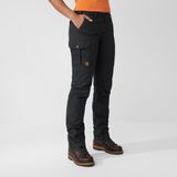Fjällräven - Karla Pro Zip-Off Trousers - Afritsbroek - Zwart/Blauw - Winddicht