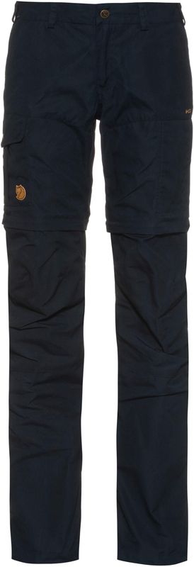 Fjällräven - Karla Pro Zip-Off Trousers - Afritsbroek - Zwart/Blauw - Winddicht