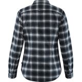 Fjallraven - Ovik Flannel T-shirt - Longsleeves - Donkerblauw - Dames