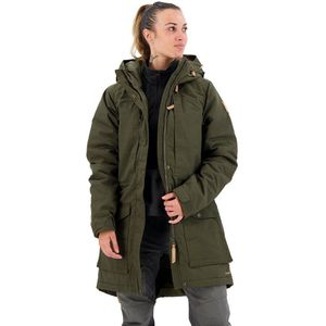 Fjallraven Singi Wool Padded Parka Outdoorjas Dames - Deep Forest