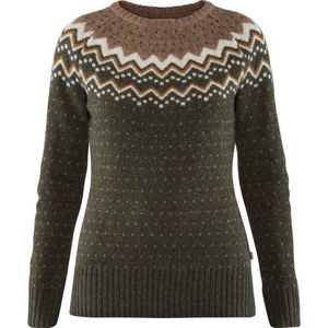 Trui Fjällräven Women Övik Knit Sweater Deep Forest