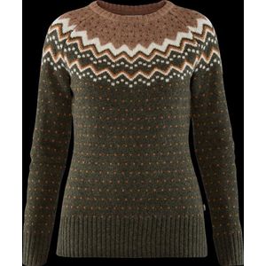 Trui Fjällräven Women Övik Knit Sweater Deep Forest