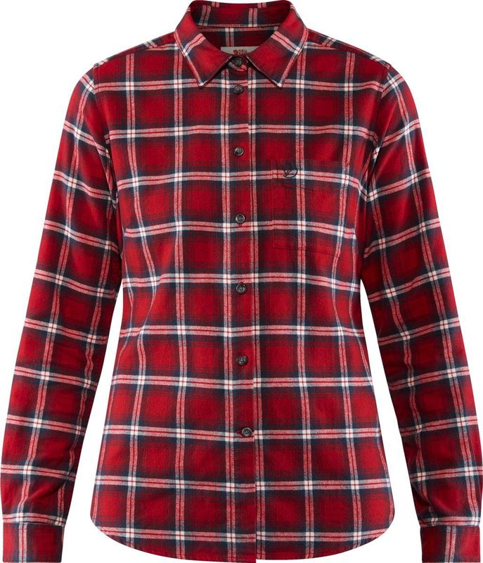 Fjällräven - Övik Flannel - Overhemd - Lange Mouwen - Regular Fit - Bio-Baumwollflanell
