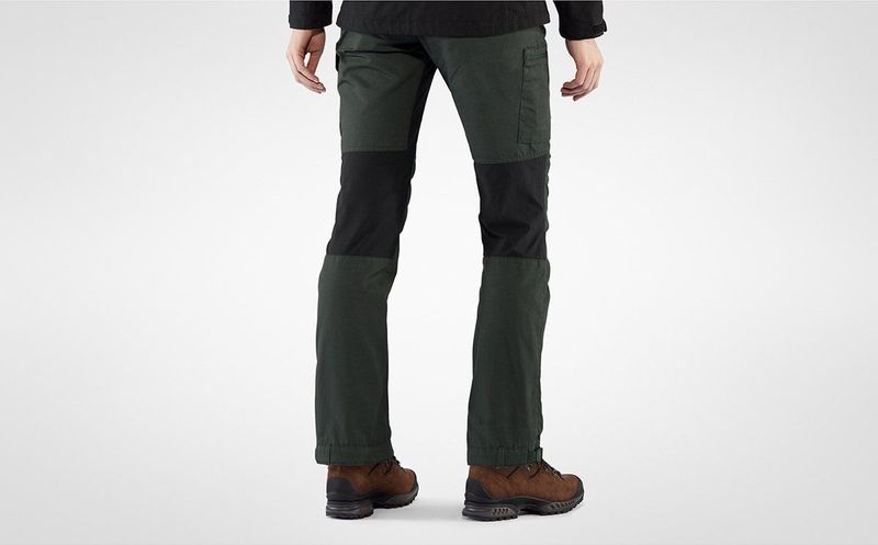 Fjällräven - Kaipak Trousers Curved - Dames - Groen - G-1000 Eco
