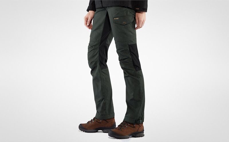 Fjällräven - Kaipak Trousers Curved - Dames - Groen - G-1000 Eco