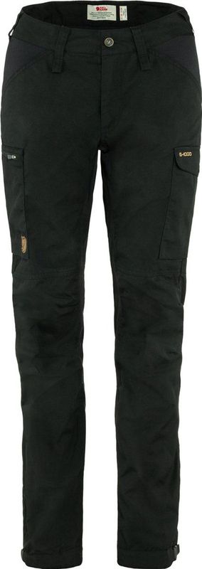 Fjall Raven - Kaipak Trousers Curved - Capri Broek - Zwart