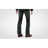 Fjällräven - Kaipak Trousers Curved - Trekkingbroek - Zwart/Blauw