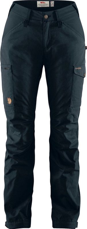 Fjällräven - Kaipak Trousers Curved - Trekkingbroek - Zwart/Blauw