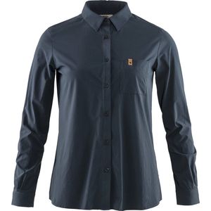Fjällräven - Övik Lite Shirt - Blouse - Blauw - 90% Polyamide 10% Elastaan