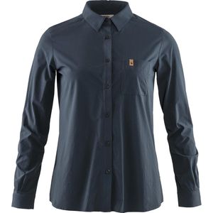 Blouse Fjällräven Women Övik Lite Shirt LS Navy