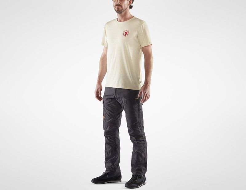 Fjallraven - T-shirt - Groen - 60% Biologisch Katoen 40% Gerecycled Polyester