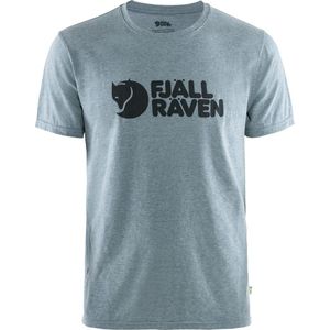 Fjallraven Logo Outdoorshirt Heren - Uncle Blue-Melange
