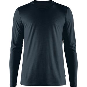 Shirt - Lange Mouwen - Grijs - Merinowol en Polyester - Lichtgewicht