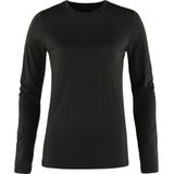 Fjällräven - Abisko Wool L/S - Merinolongsleeve - Blauw/Zwart