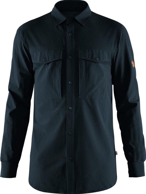 Abisko Trekking Shirt - Lichtblauw - Gerecycled Polyester - Lange Mouwen