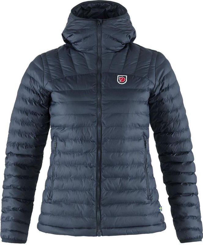 Fjällräven - Expedition Lätt Hoodie - Winterjas - Groen - Gerecycled Polyester