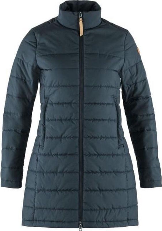 Fjällräven - Kiruna Liner Parka - Lange Jas - Blauw