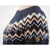 Fjällräven - Övik Knit Sweater - Trui - Navy Blauw - Wol - Regular Fit