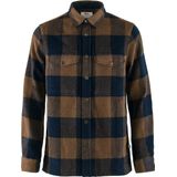 FJÄLLRÄVEN - Canada Shirt - Chestnut-Dark Navy - Heren - Lange Mouwen