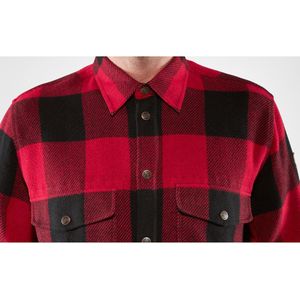 FJÄLLRÄVEN - Canada Shirt - Chestnut-Dark Navy - Heren - Lange Mouwen