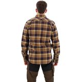 Fjallraven - Singi Heavy Flannel Shirt - Geruit Overhemd - Dark Sand