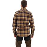 Fjallraven - Singi Heavy Flannel Shirt - Geruit Overhemd - Dark Sand