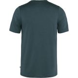 T-shirt - Trackable Merinowol - Zwart - Polyester