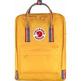 Fjällräven Kånken Rainbow - Rugzak Warm Yellow / Rainbow Pattern 16 L